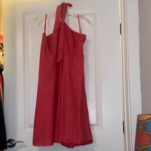 Pink/Coral Halter Dress